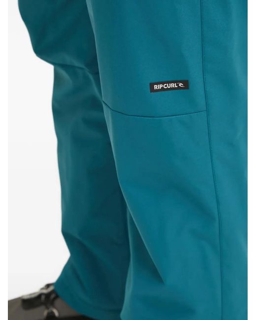 Rip Curl Blue Logo-Patch Ski Pants for men