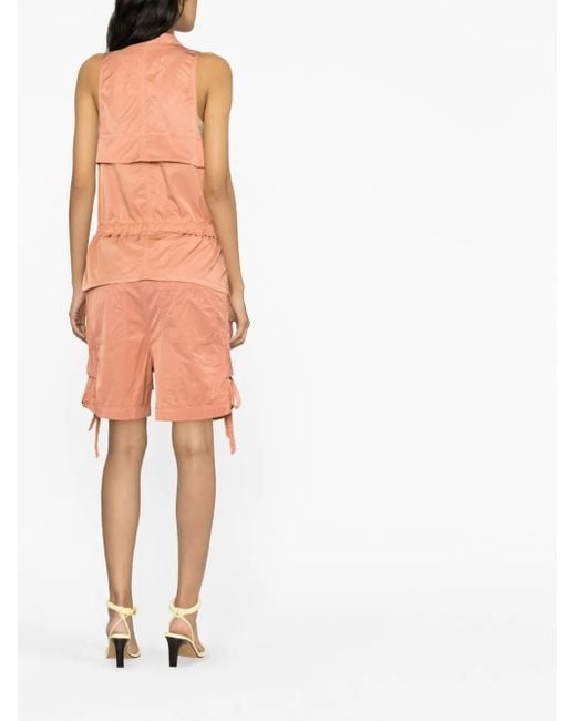 Isabel Marant Pink Débardeur Nadea À Lien De Resserrage