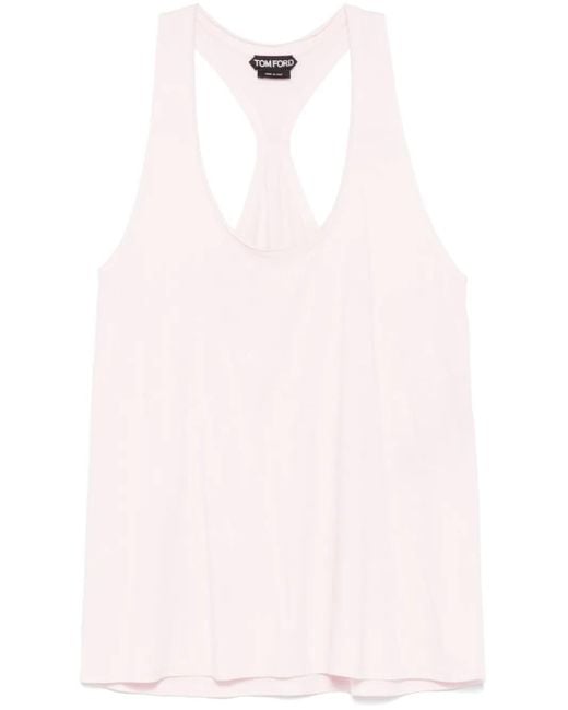 Tom Ford Pink Lightweight-Jersey Tank Top
