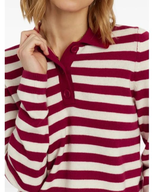 Chinti & Parker Red Pull À Rayures