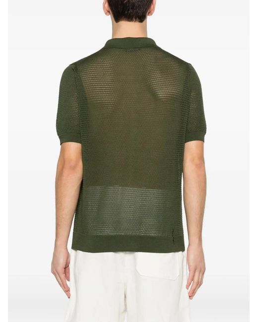 Tagliatore Green Buttoned Shirt for men