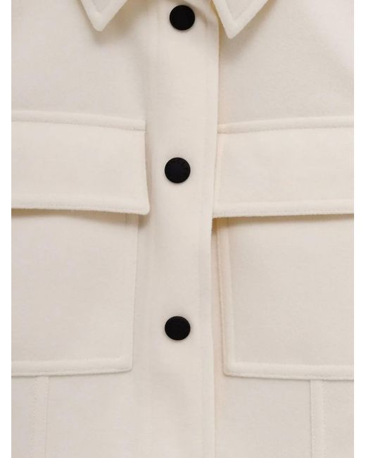 Moncler Natural Pocket Buttoned Jacket