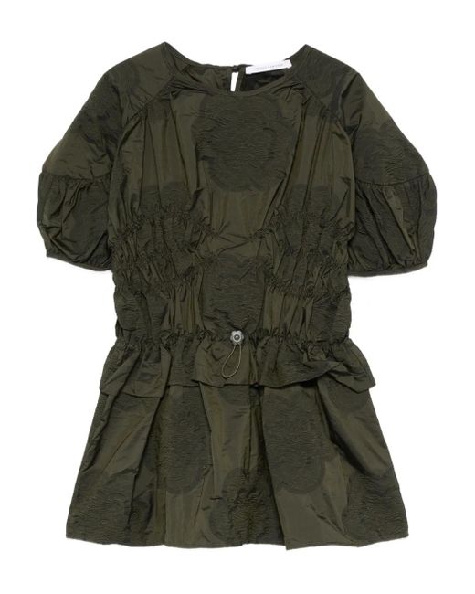 CECILIE BAHNSEN パフスリーブ トップ Green