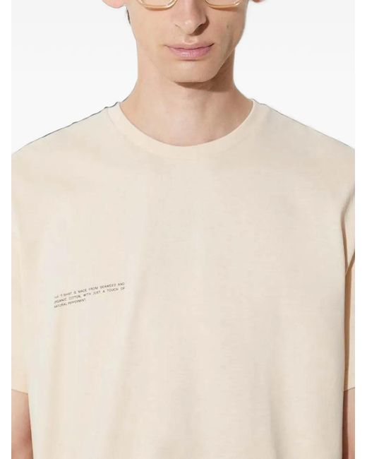 PANGAIA Natural Logo-Print T-Shirt