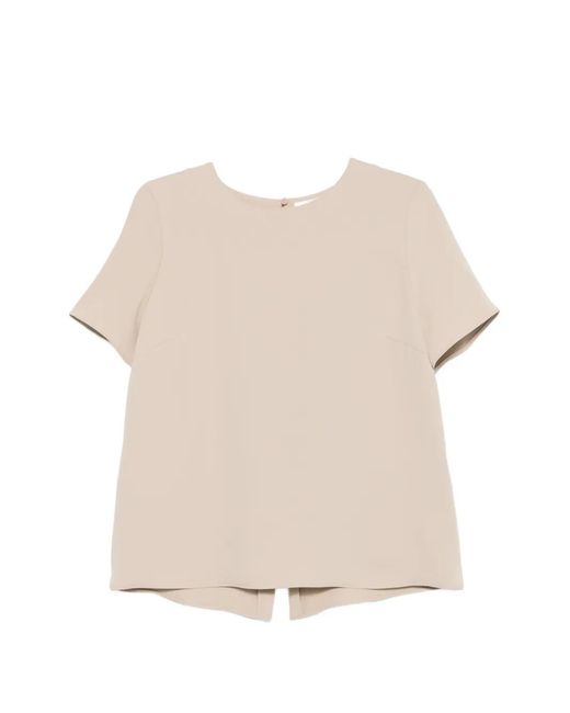 P.A.R.O.S.H. Natural T-Shirt Panty À Manches Courtes