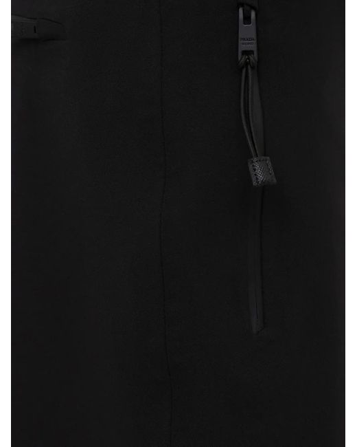 Prada Gestreifte Shorts in Black für Herren