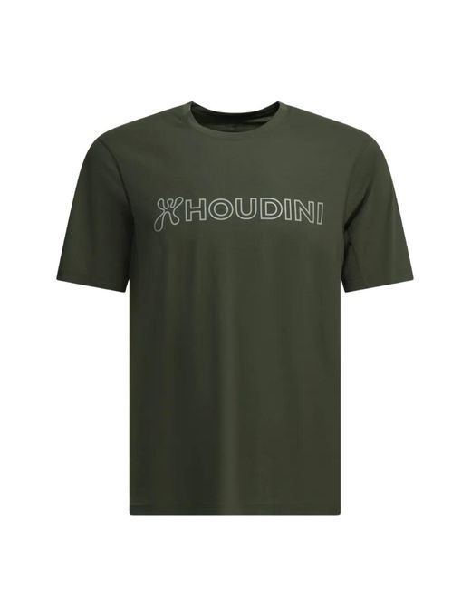 Houdini Sportswear Green M's Pace Air Message T-Shirt for men
