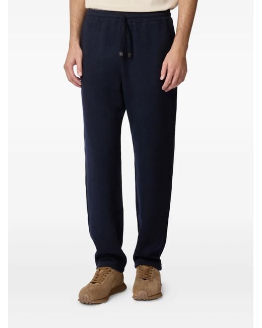Tod's Blue Drawstring-Waist Track Pants for men