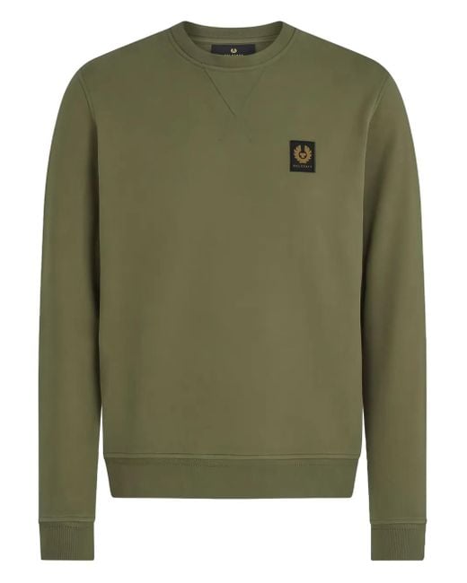 Belstaff Sweater Met Logopatch in het Green voor heren