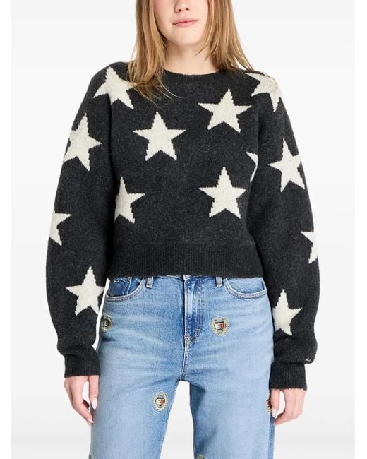 Jersey con motivo de estrellas Tommy Hilfiger de color Blue