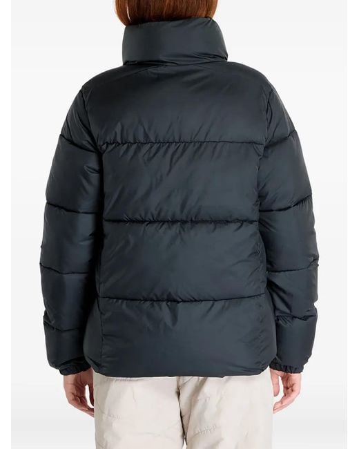 Columbia Blue Logo-Print Padded Jacket