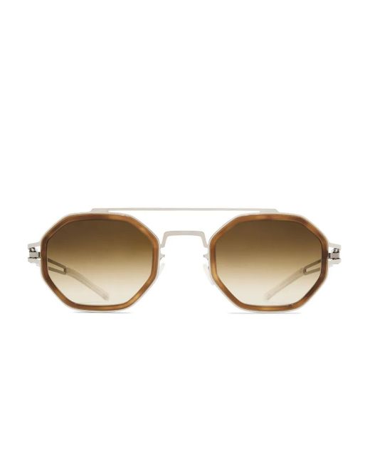 Mykita Natural Geometric-Frame Sunglasses