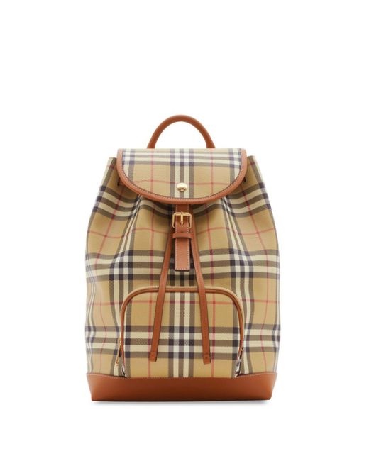 Burberry Natural Check Backpack