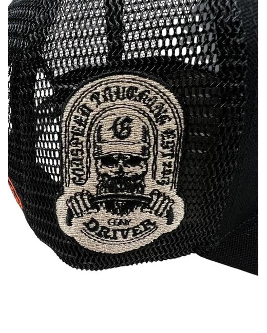 Godspeed Black Gradient-Logo Embroidered Trucker Cap for men