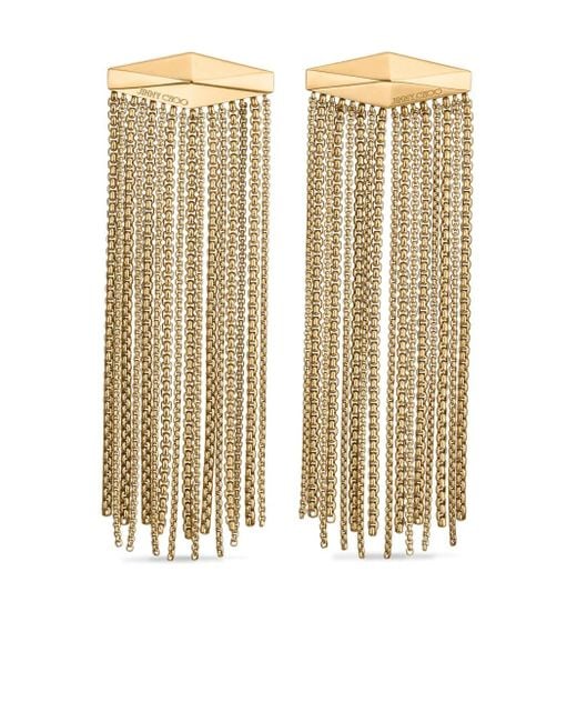 Jimmy Choo Metallic Zandra Ohrringe