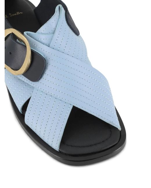 Paul Smith Blue Merle Sandalen mit Riemen