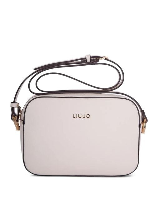 Liu Jo Pink Logo-Detail Top-Zip Cross Body Bag