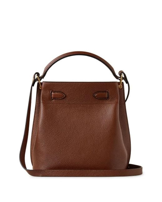 Mulberry Brown Small Islington Leather Bucket Bag