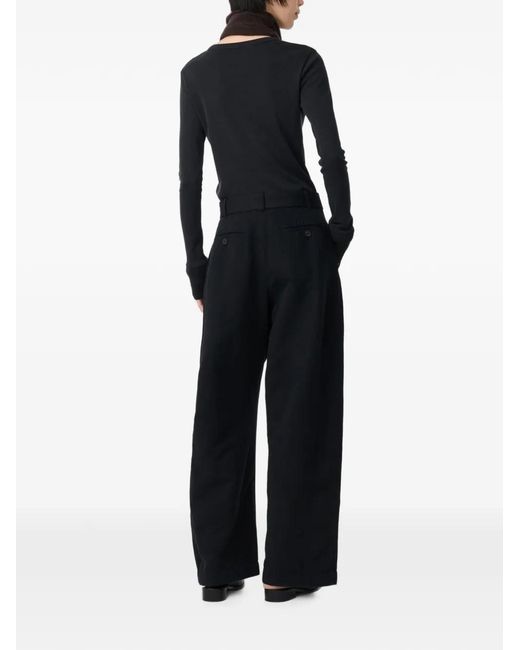 Studio Nicholson Black Roane Butoned Top