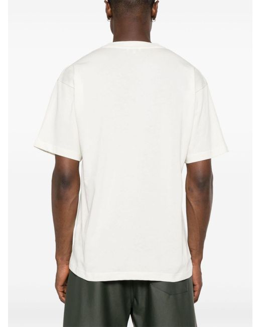 Norse Projects White Simon Logo-print T-shirt for men