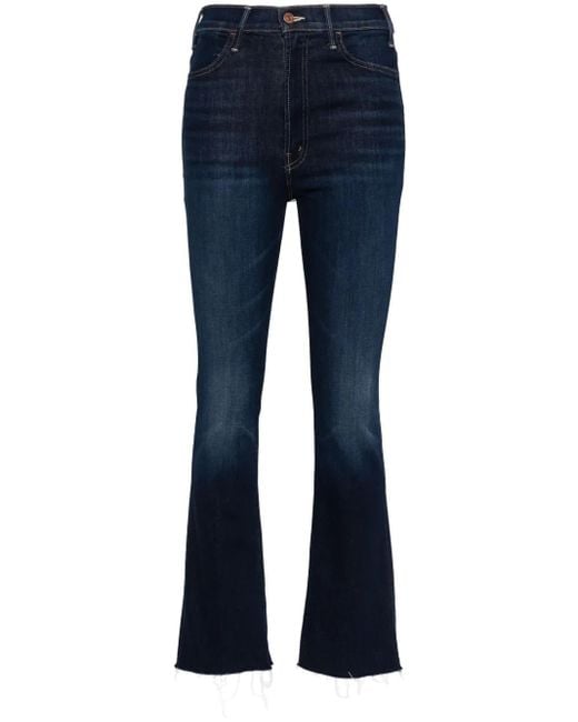 Jean The Hustler Flood À Coupe Droite Mother en coloris Blue