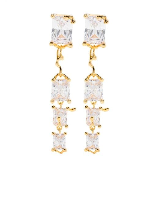 Maria Black White Roppongi Chandelier Earrings