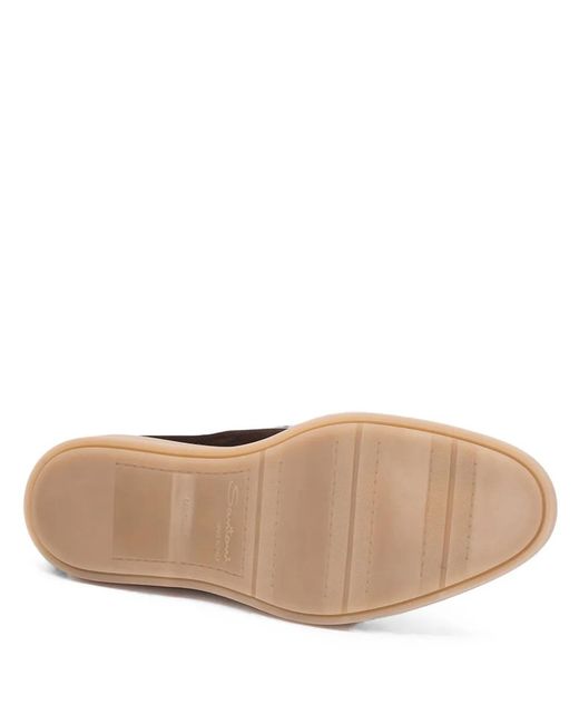 Polacchini Digits di Santoni in Brown da Uomo