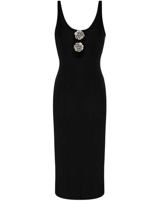 Blumarine Black Jersey Dress