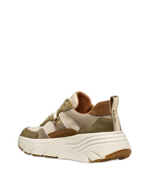 Geox Natural Diamanta Plateau-Sneakers