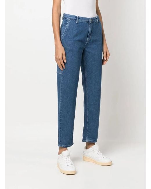 Carhartt Blue Pierce Straight-Leg Jeans
