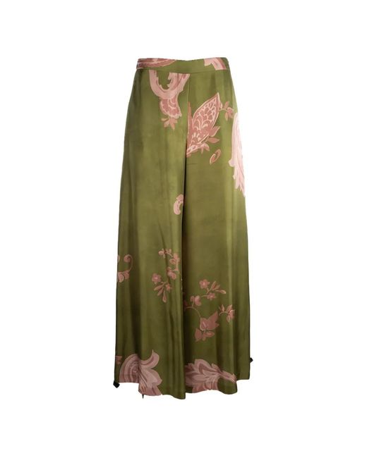 Co.Go Green Floral-Print Palazzo Pants