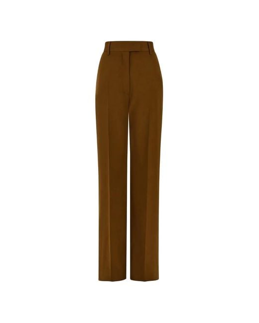 Ferragamo Brown Tailored Trousers