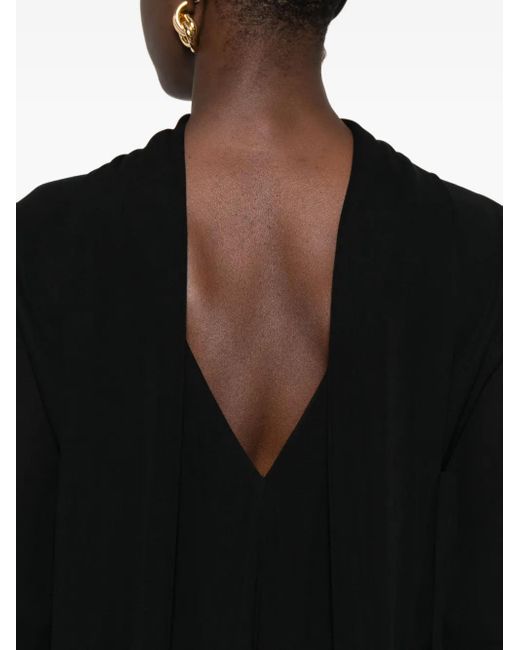 Robe Cocoon Totême  en coloris Black