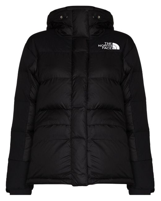 The North Face Black Logo-embroidered Puffer Jacket