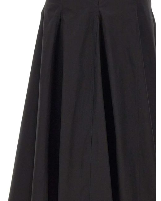 Herskind Blue Greta Flounces Midi Skirt