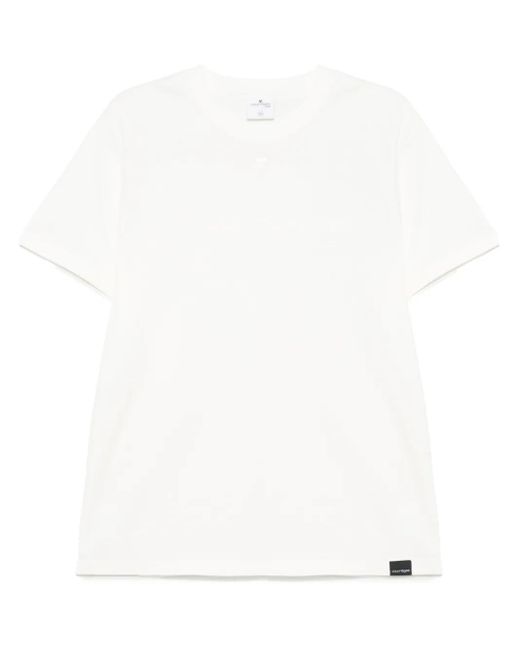 Courreges White Ac-Printed T-Shirt for men