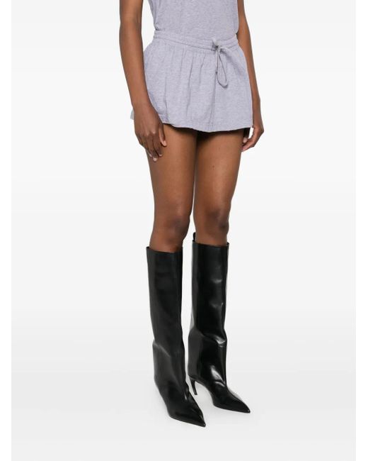 Balenciaga Gray Short-Style Miniskirt Skirts