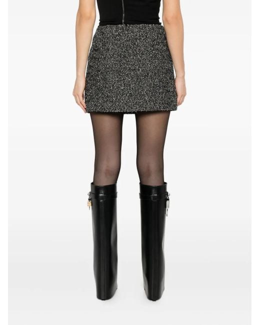 Sportmax Gray Anemone Mini Skirt