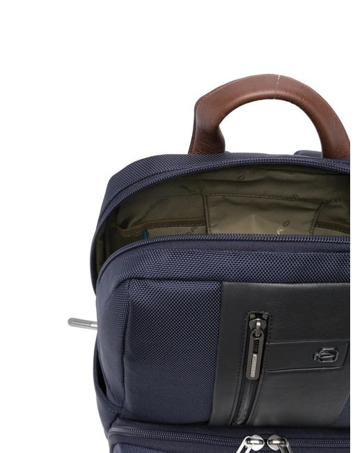 Piquadro Blue Laptop Backpack for men