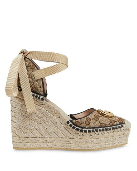 gucci logo espadrilles