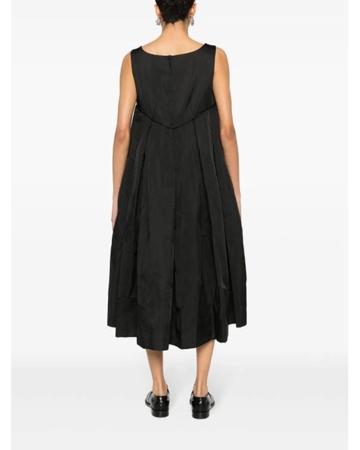 Comme des Garçons Black Patterned-Jacquard Sleeveless Dress