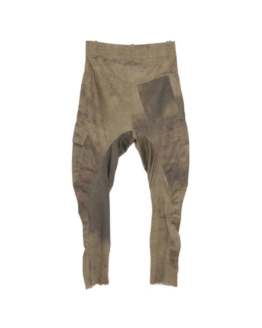 Masnada Natural Patchwork Trousers for men