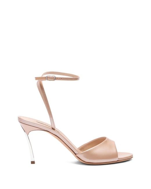 Casadei White Blade Sandals