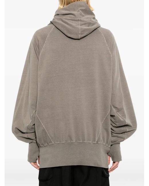 Julius Gray W Neck Hoodie for men