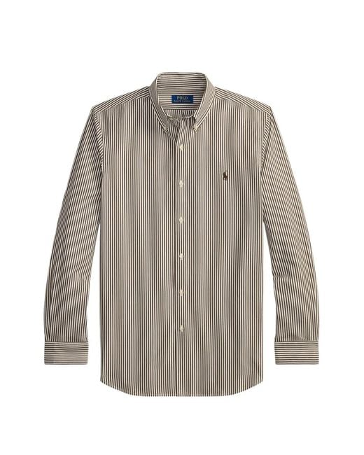 Polo Ralph Lauren Men's Gray Striped Shirt