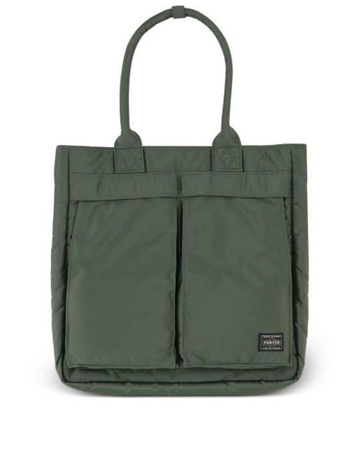 Porter-Yoshida and Co Green Tanker Tote Bag for men