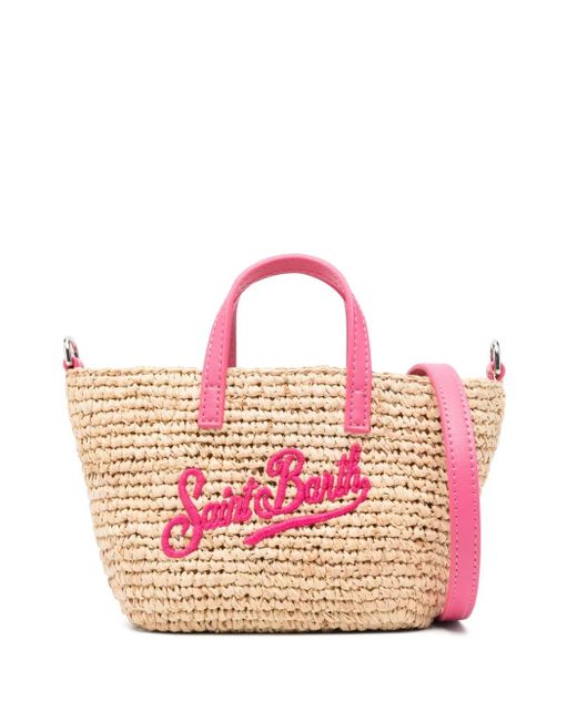 Mc2 Saint Barth Pink Micro City Tote Bag