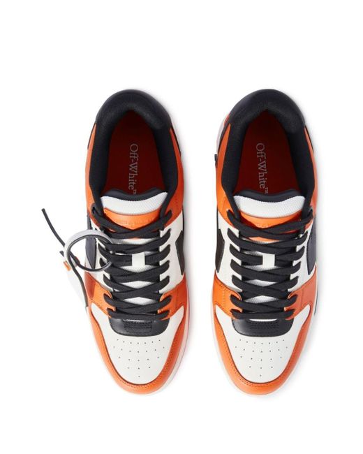 Off-White c/o Virgil Abloh Orange Out Of Office Low-top Sneakers for men
