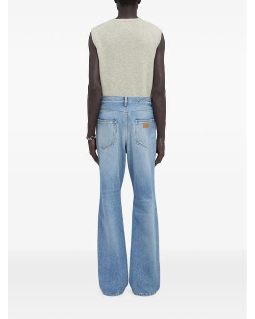 MM6 by Maison Margiela Blue Bootcut Jeans for men