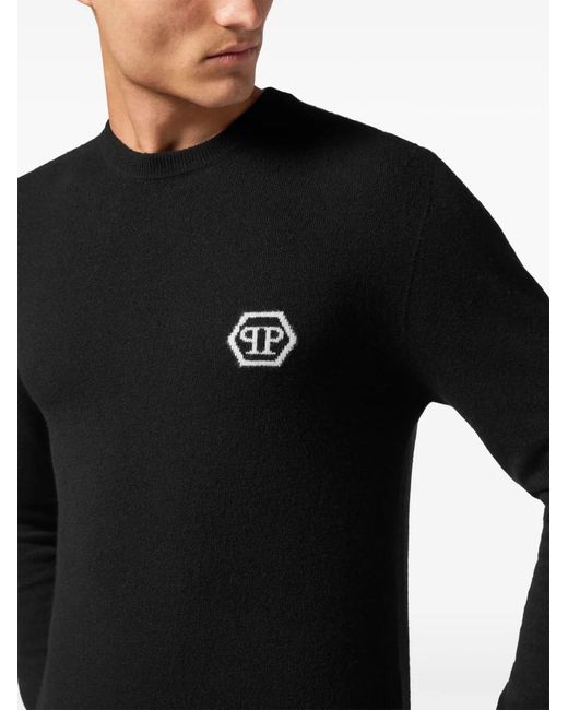 Pull Hexagon Philipp Plein pour homme en coloris Black